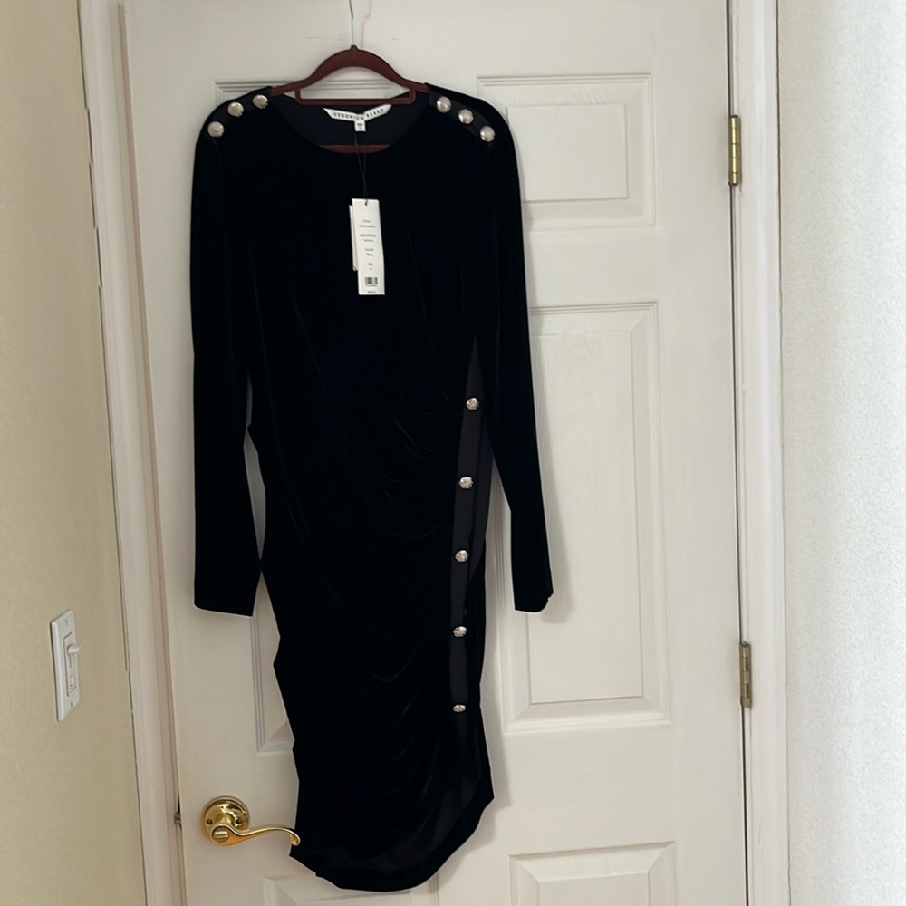 Veronica Beard velvet dress new with tags size US 12